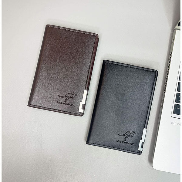 Stylish Slim PU Leather Wallet for Men – Compact Mobile Wallet