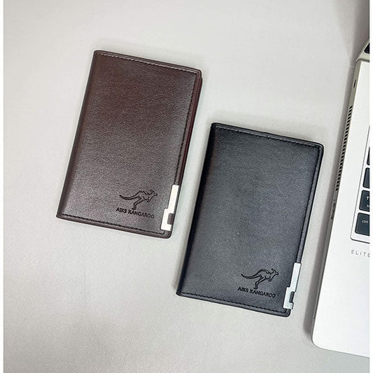 Stylish Slim PU Leather Wallet for Men – Compact Mobile Wallet