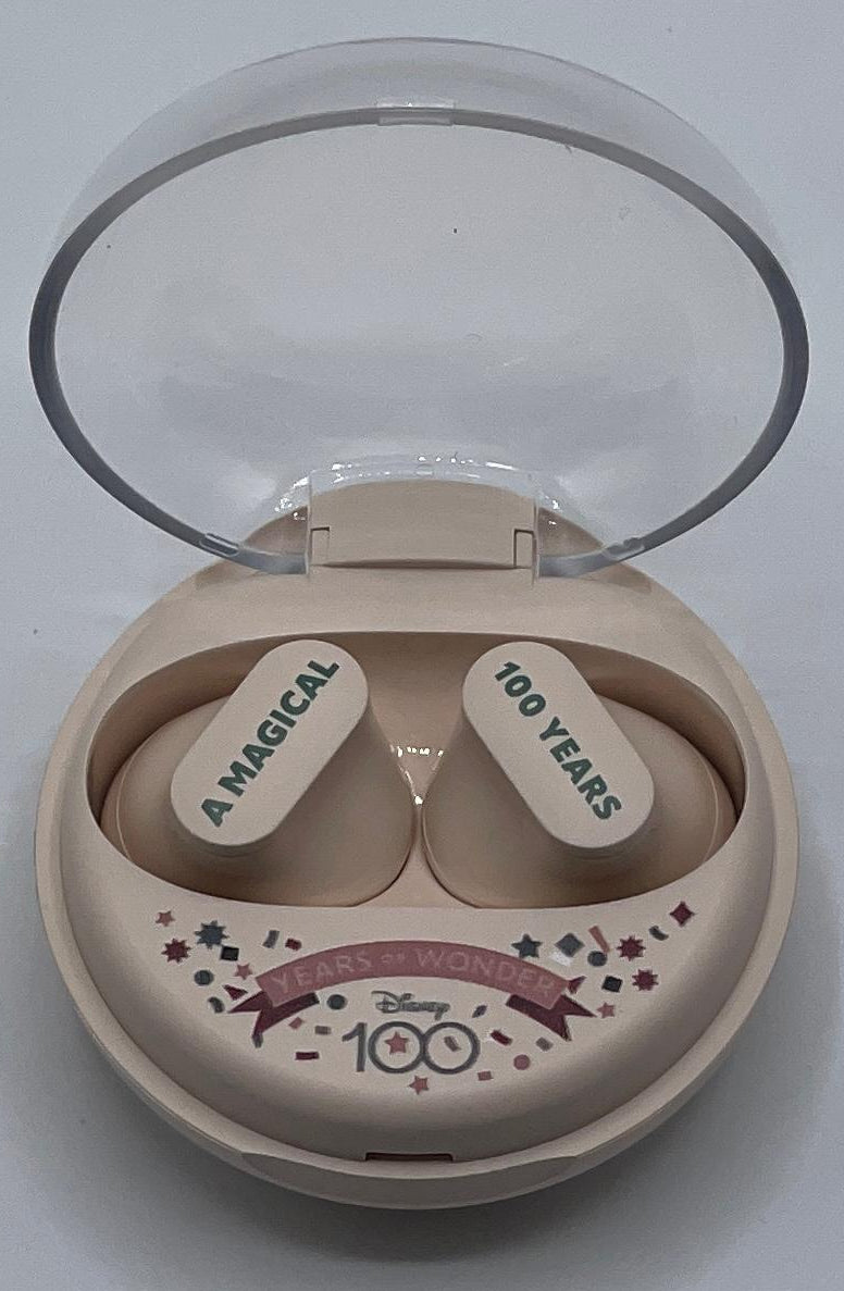 Disney 100th Anniversary Bluetooth 5.3 Wireless Earbuds | QS-T1 HIFI Stereo Earphones with Low Latency – Random Color