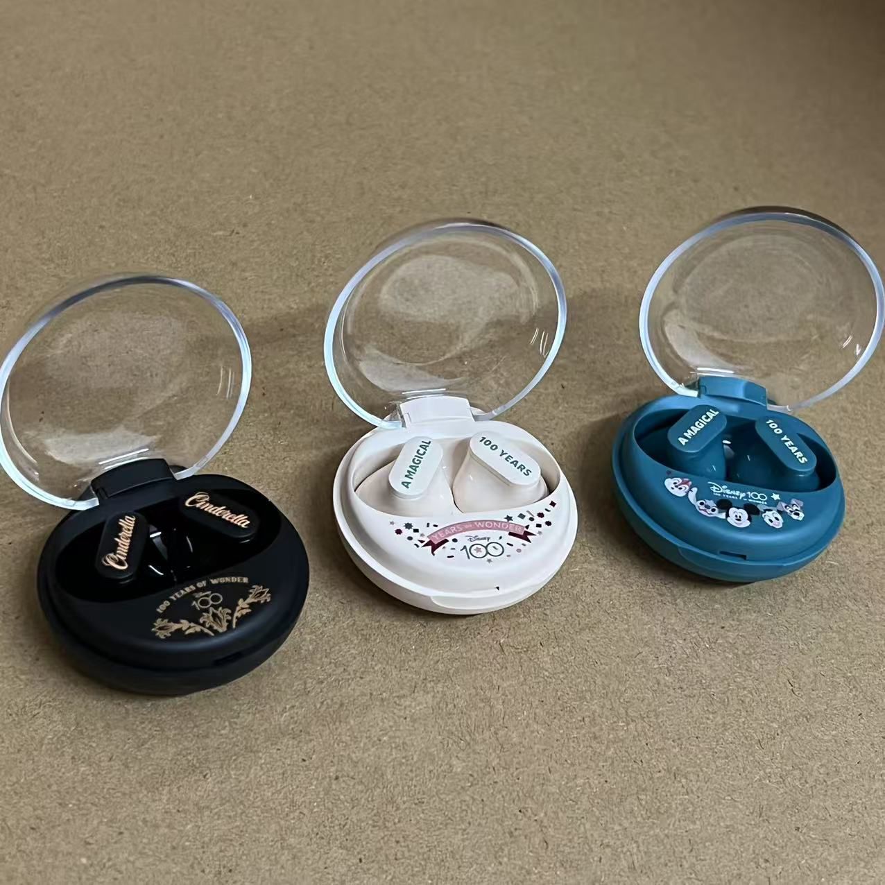 Disney 100th Anniversary Bluetooth 5.3 Wireless Earbuds | QS-T1 HIFI Stereo Earphones with Low Latency – Random Color