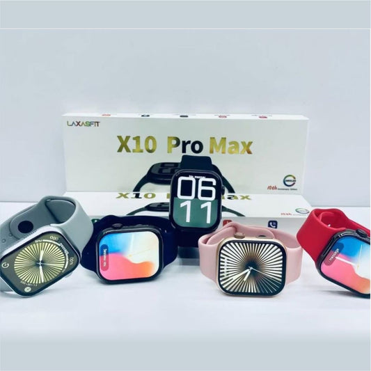 X10 Pro Max Ultra Slim Smartwatch (2025 Edition) | Bluetooth Calling, Waterproof, Box Packed