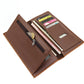 Stylish Slim Long PU Leather Wallet & Card Holder for Boys & Girls – Clutch (Black)