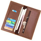Stylish Slim Long PU Leather Wallet & Card Holder for Boys & Girls – Clutch (Black)