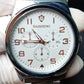 Baisheng Silver Chain Watch – Beige Dial with Logo & Decorative Sub-Dials