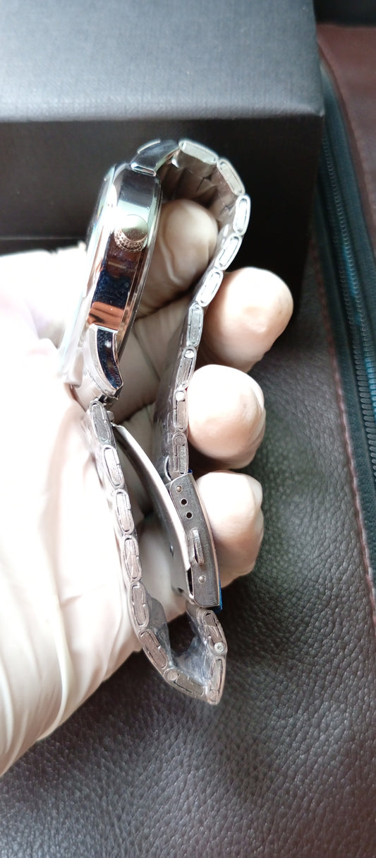 Rado Silver Chain Watch – Bronze Dial with Quartz Marking