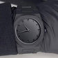 Aura Black – Sleek All-Black Watch with Arabic Numerals, Lightweight & Minimalist