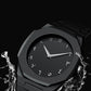 Aura Black – Sleek All-Black Watch with Arabic Numerals, Lightweight & Minimalist